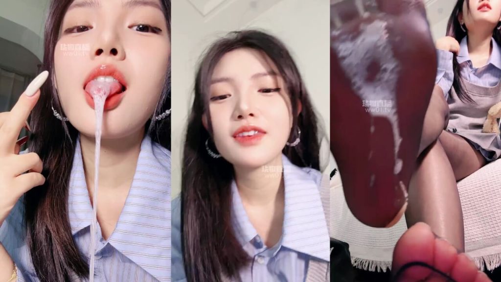 反差猫 - 口水配油亮黑丝 - 第一视角