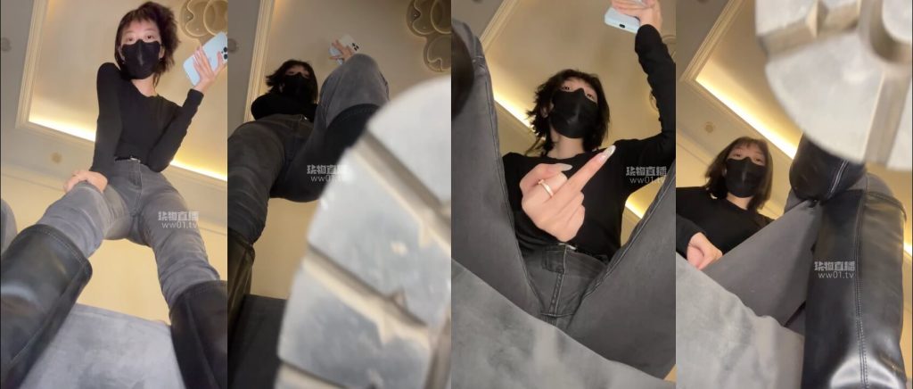 酒鸽 - 巨人视角靴子紧身裤白袜 - 第一视角