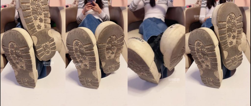 玥野兔 - 鞋奴视角 进来磕头舔 | 第一视角