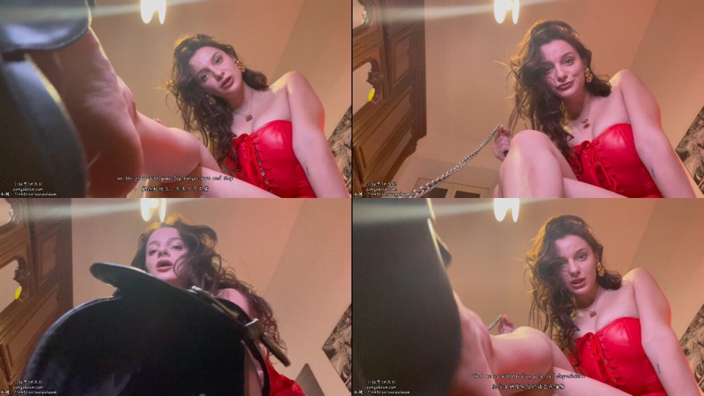 女神脚下的人体擦鞋器 | 第一视角