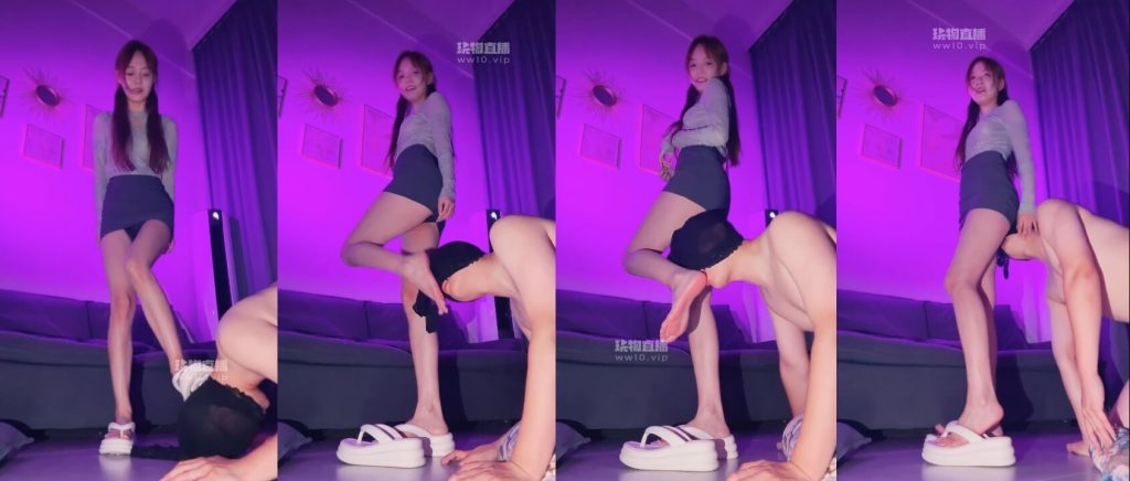 楚楚 - 调教狗榨精场 | 脚奴调教