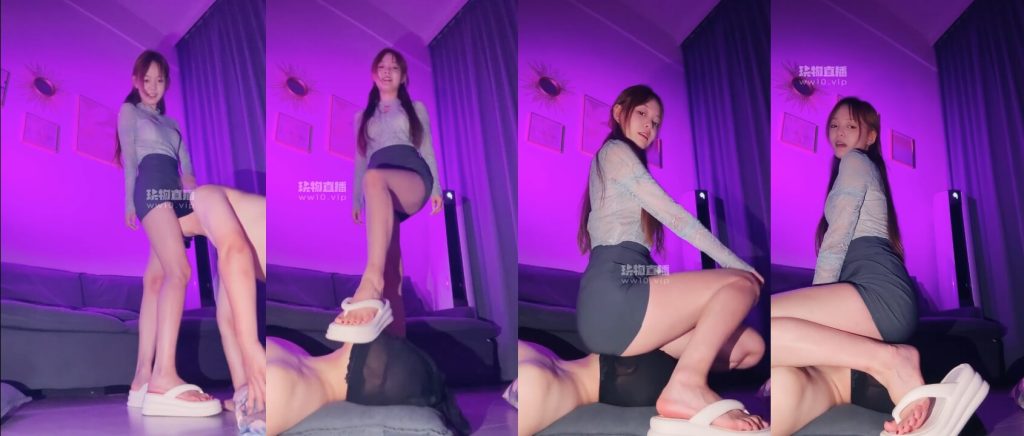 楚楚 - 调教狗榨精场 | 脚奴调教