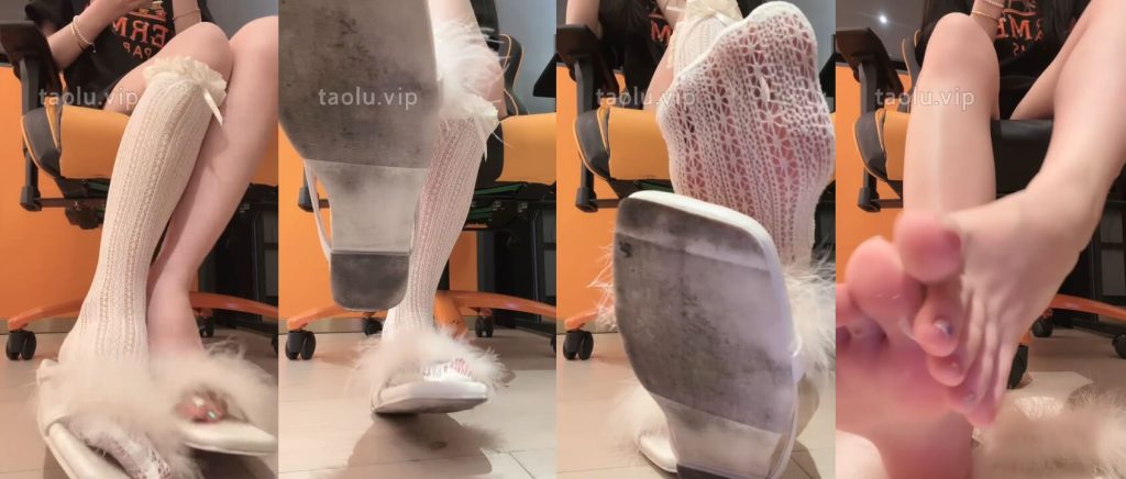 绘子 - 超爽搓脚泥口水场 | 脚奴调教