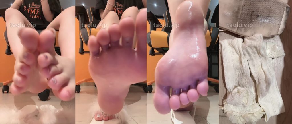 绘子 - 超爽搓脚泥口水场 | 脚奴调教