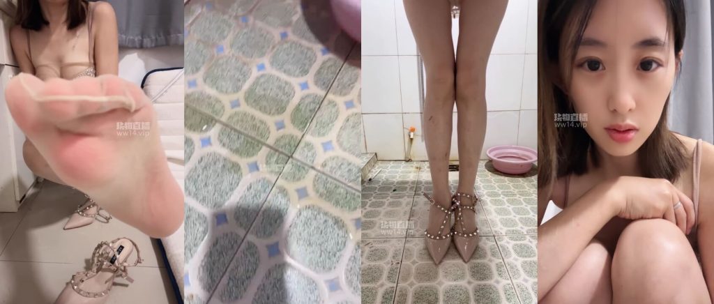 希娜 - 柳钉鞋臀榨 有圣水 | 性奴调教