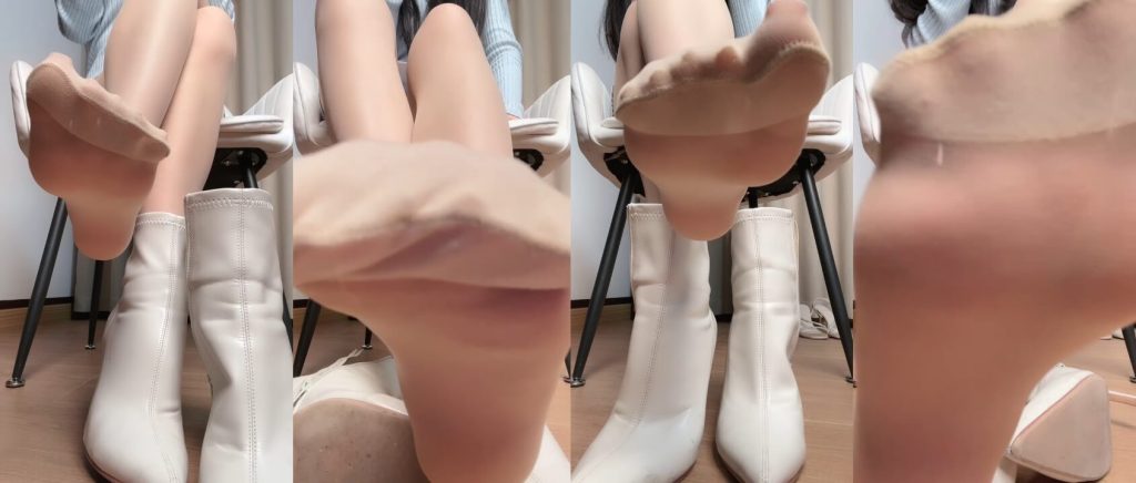 绘子 - 白靴鞋底第一视角 | 脚奴调教