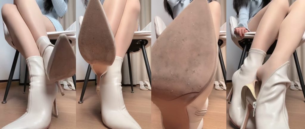 绘子 - 白靴鞋底第一视角 | 脚奴调教
